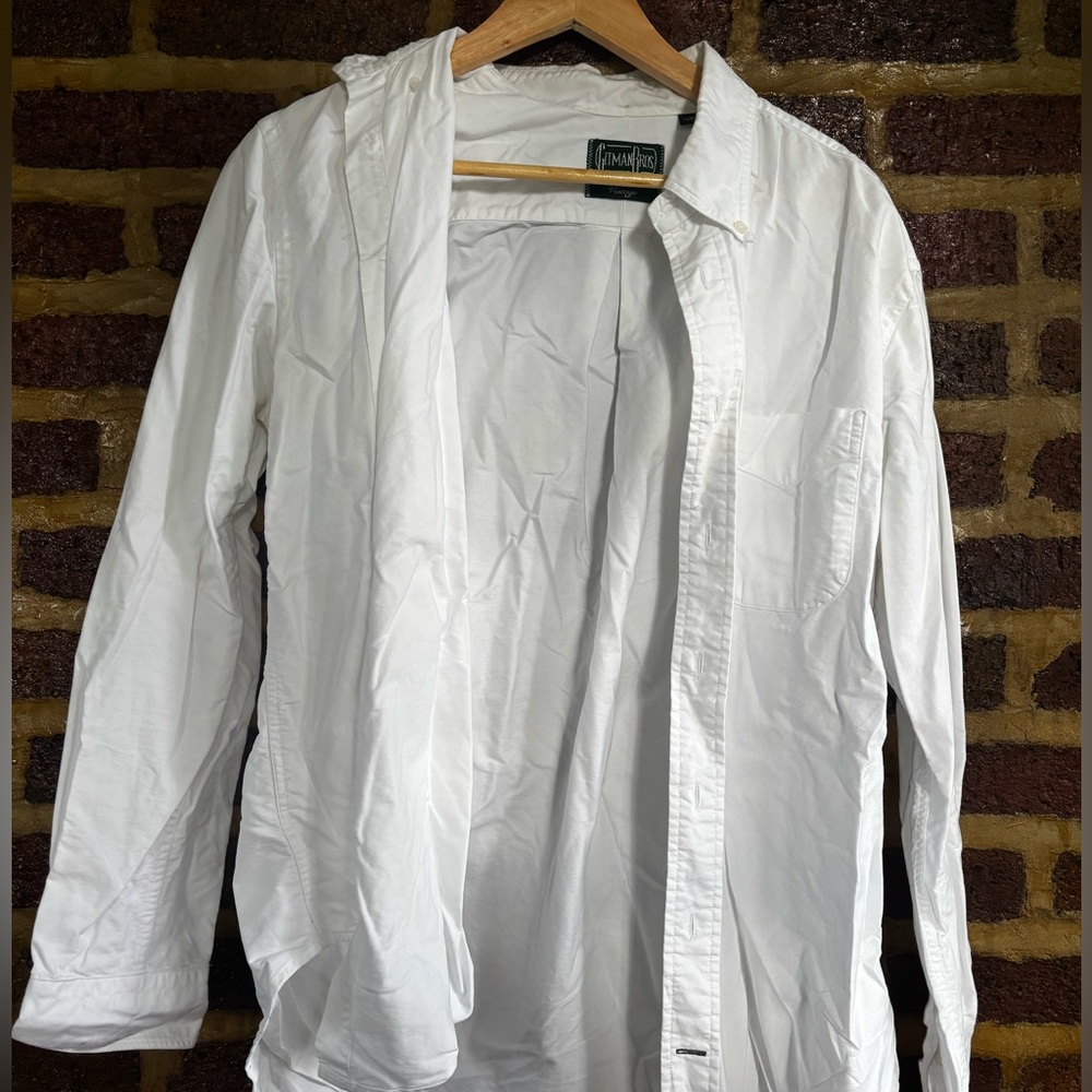 Gitman Vintage White Button-Up Shirt